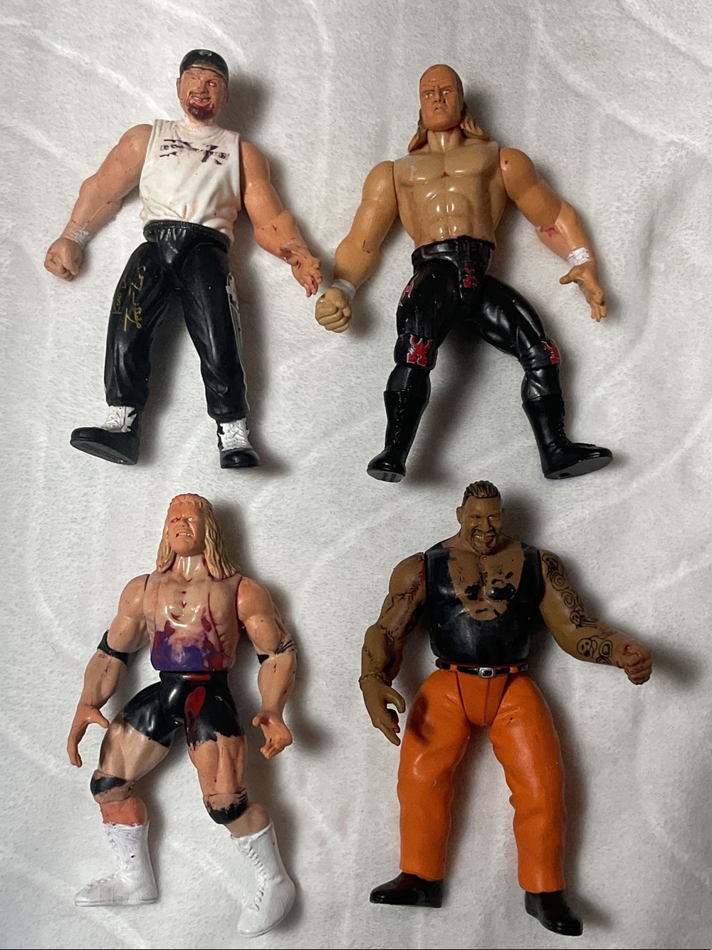 Vintage wrestling figures